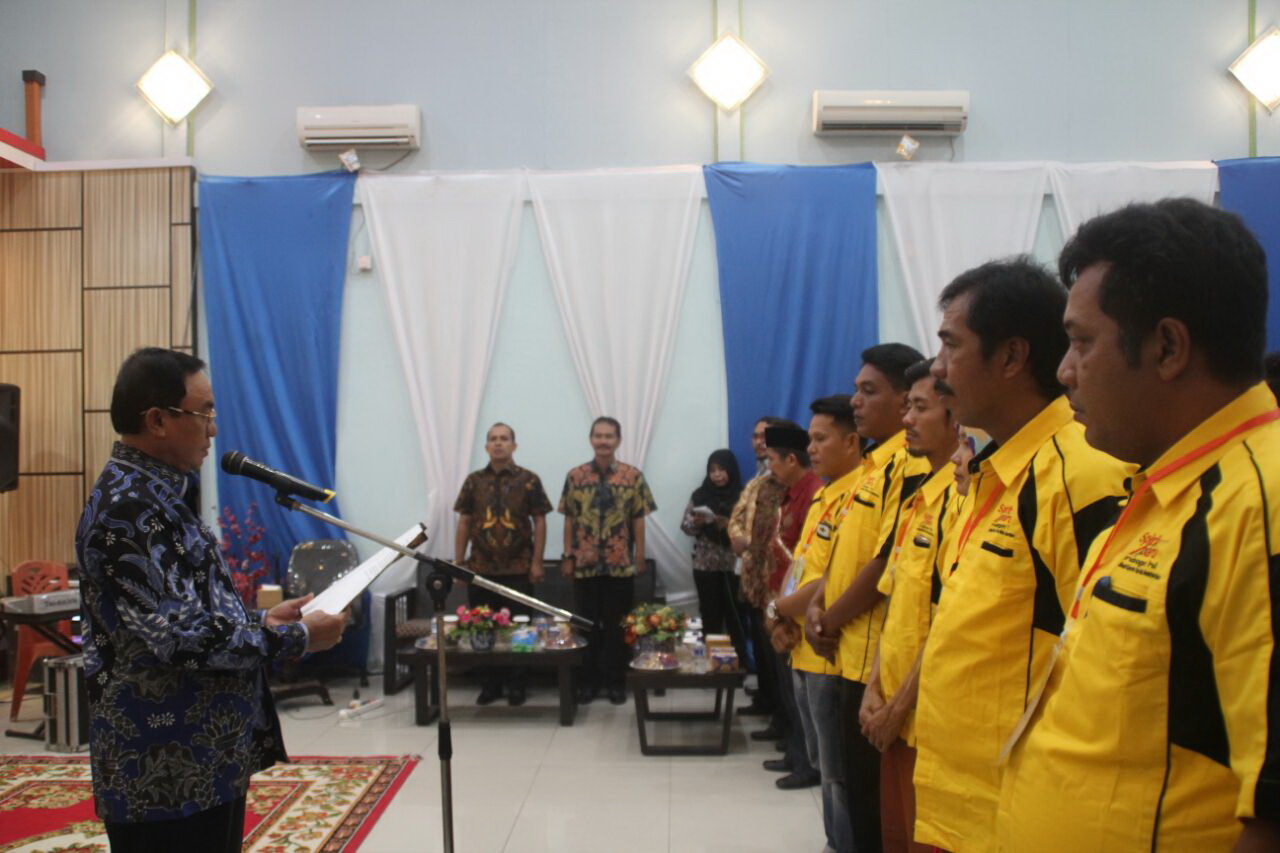 Bupati Wardan Kukuhkan 40 KIM Inhil